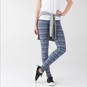 Lululemon wunder under pant 3 space dye twist